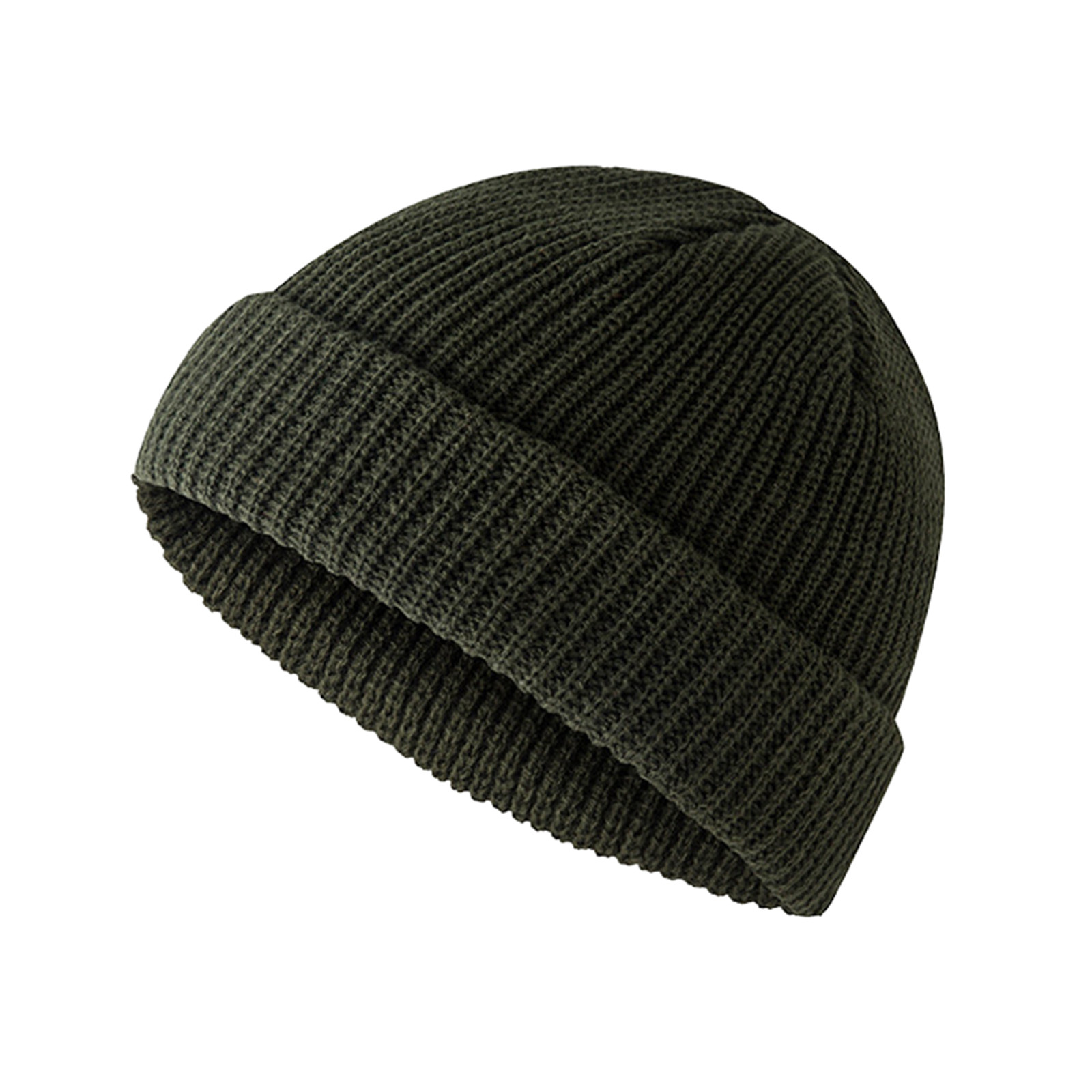 thumbnail image 2 of Gorro de punto unisex para invierno con pompón sintético - Gorro cálido de mezcla de lana, talla única, para hombres y mujeres adultos, 2 of 2